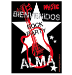 Afiche Pers. Bienvenidos Rock